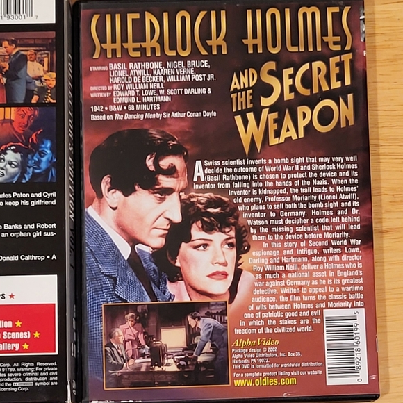 Classic Dvd lot hitchcock film noir sherlock holmes - Picture 8 of 8